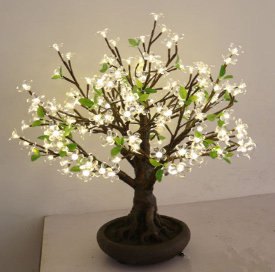 bonsai tree led 0.6m White LED Cherry Blossom Bonsai Tree