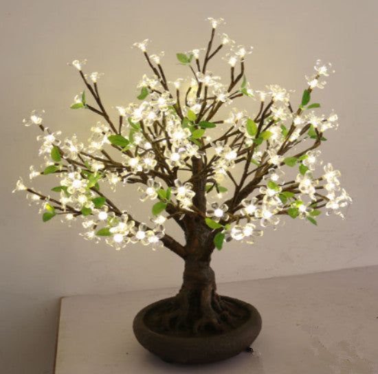 Enchanted Tree – 0.6m White LED Cherry  Blossom Bonsai Tree